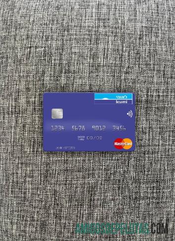 Israel bank Leumi mastercard tampilan foto depan pratinjau