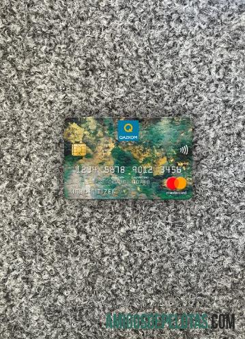 Kazakhstan Qazkom bank JCB bank mastercard tampilan foto depan sampel