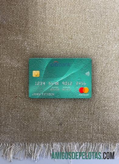 Kenya Citibank mastercard tampilan foto depan templat