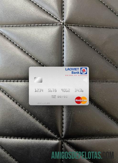 Laos Lao Viet mastercard tampilan foto depan makering