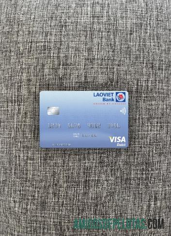Laos Lao Viet visa Debit kartu tampilan foto depan pratinjau