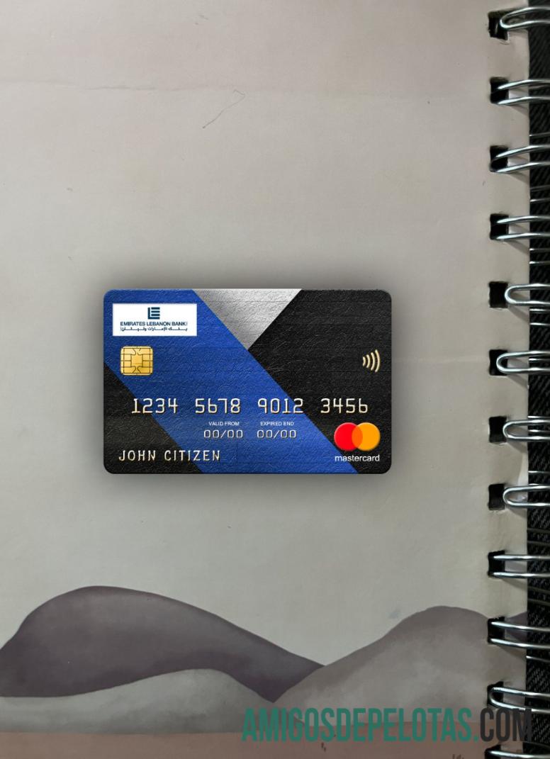 Lebanon Emirates Lebanon bank mastercard tampilan foto depan pratinjau