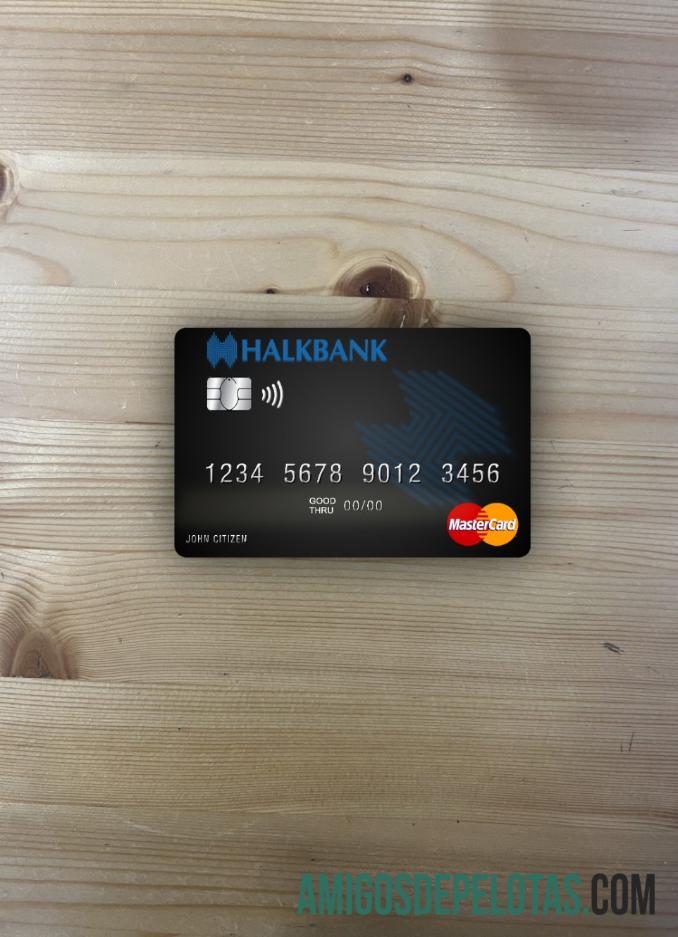 Macedonia Halkbank AD Skopje mastercard tampilan foto depan makering