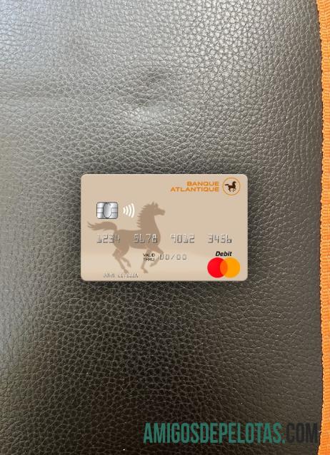 Mali Banque Atlantique mastercard tampilan foto depan desain