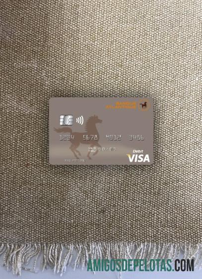 Mali Banque Atlantique visa Debit kartu tampilan foto depan pratinjau