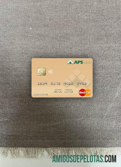 Malta APS bank Limited mastercard tampilan foto depan sampel