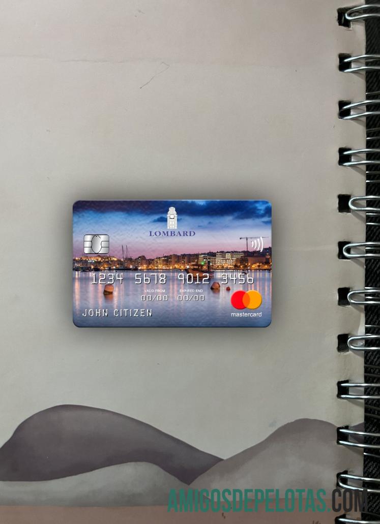Malta Lombard bank mastercard tampilan foto depan pratinjau