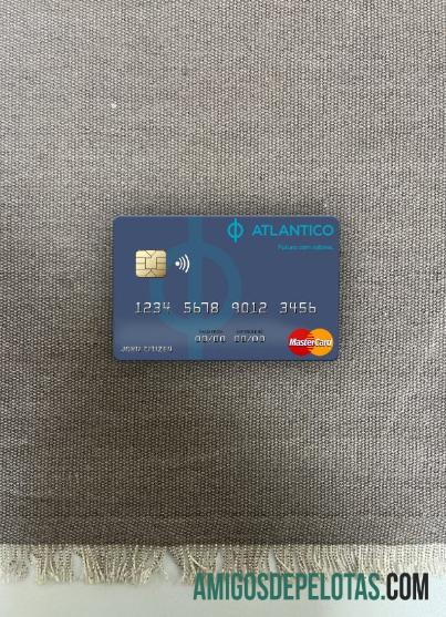 Namibia Banco Atlantico mastercard tampilan foto depan pratinjau