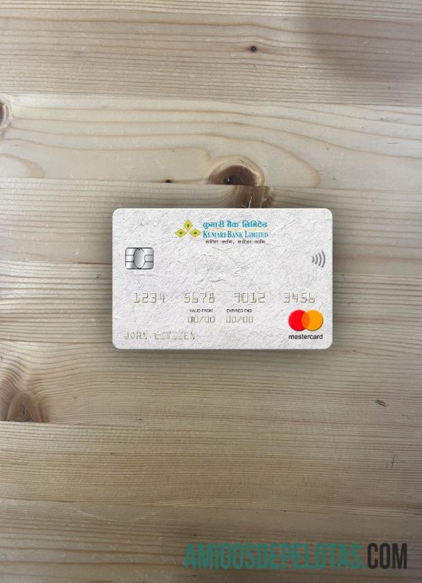 Nepal Kumari bank mastercard tampilan foto depan makering