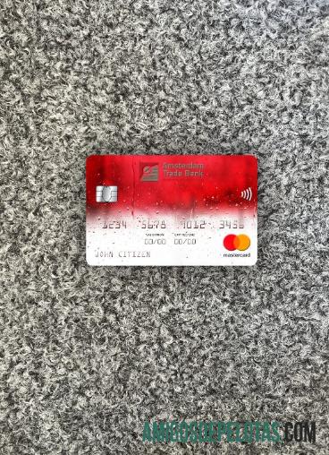 Belanda Amsterdam Trade bank mastercard tampilan foto depan templat