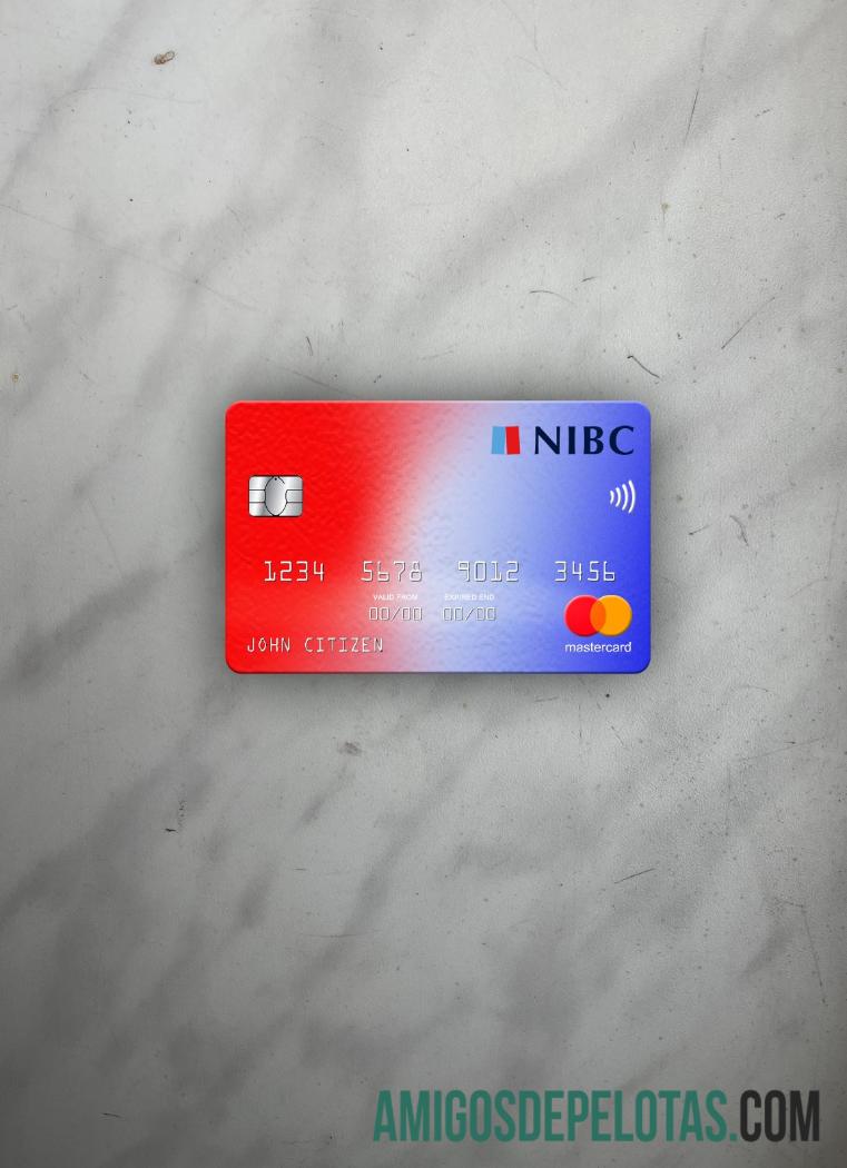Belanda NIBC bank mastercard tampilan foto depan pratinjau
