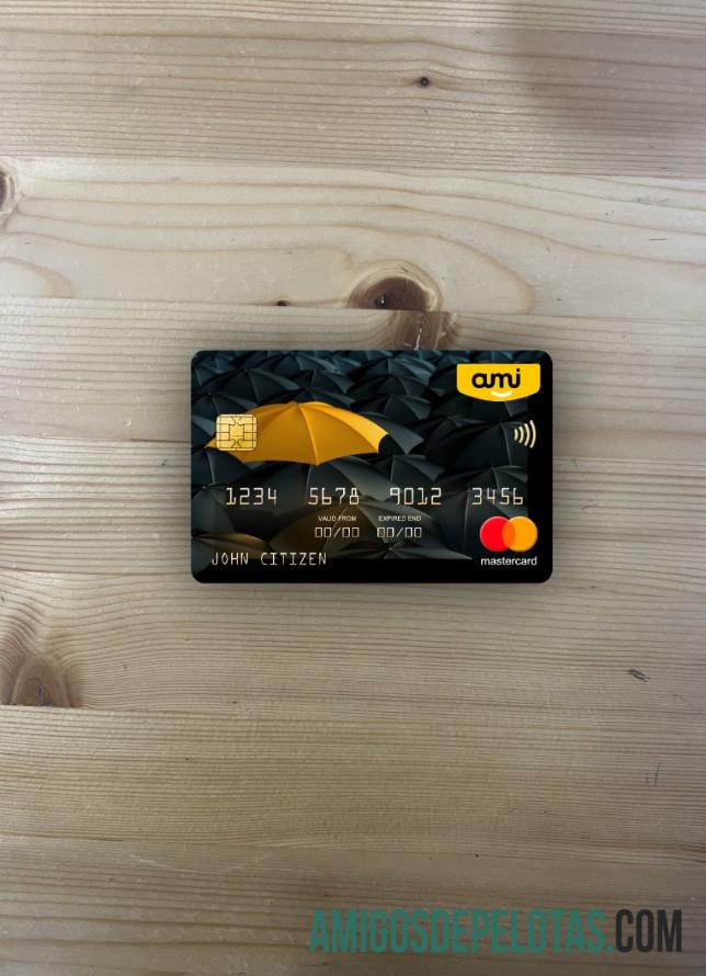 Selandia Baru Ami asuransi Limited bank mastercard tampilan foto depan desain