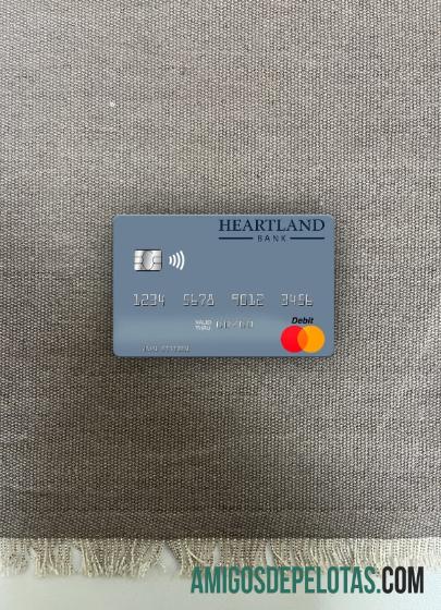Selandia Baru Heartland bank mastercard tampilan foto depan desain
