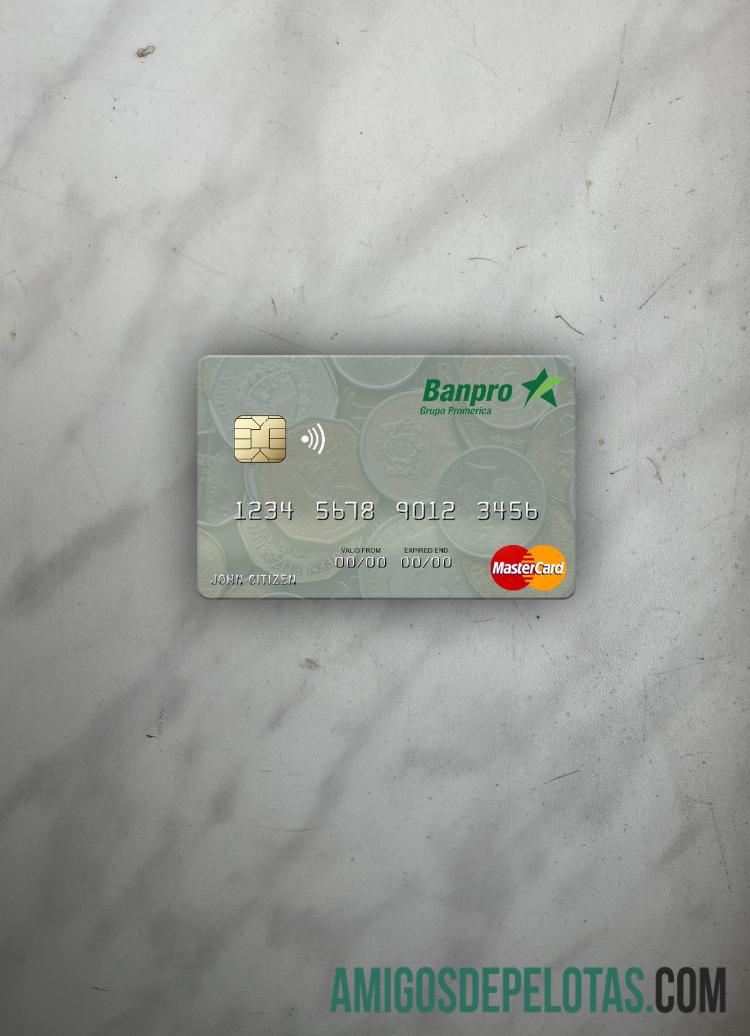 Nikaragua Banco de la Produccio╠ün mastercard tampilan foto depan desain