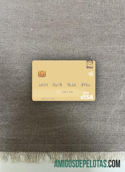 Korea Utara Daesong bank visa Debit kartu tampilan foto depan sampel