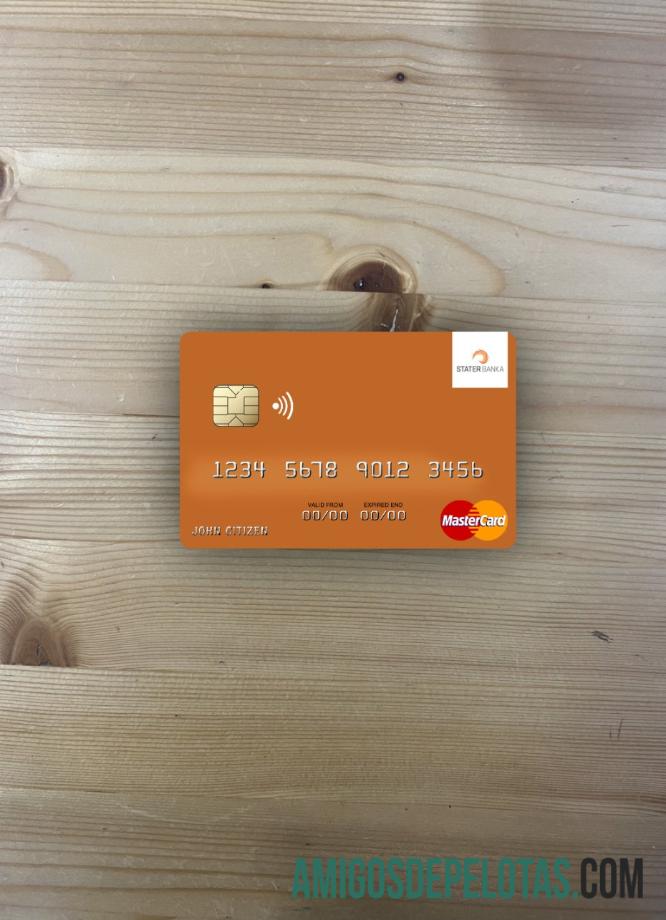 Makedonia Utara Stater Banka AD Kumanovo mastercard tampilan foto depan desain