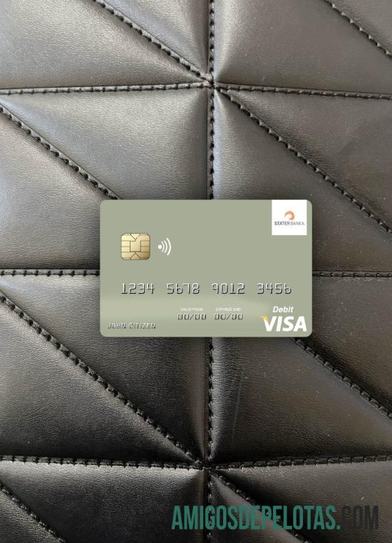 Makedonia Utara Stater Banka AD Kumanovo visa Debit kartu tampilan foto depan sampel