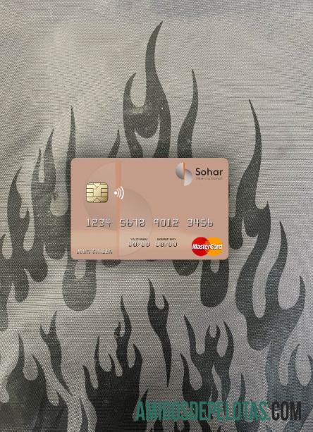 Oman Sohar International bank mastercard tampilan foto depan pratinjau