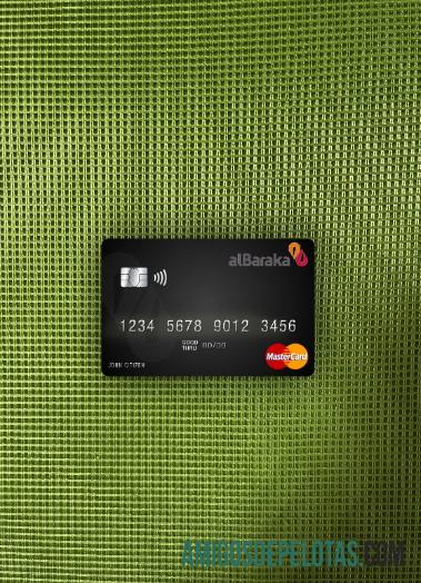 Pakistan Al Baraka bank mastercard tampilan foto depan sampel