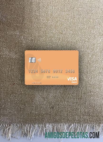 Pakistan Al Baraka bank visa Debit kartu tampilan foto depan sampel