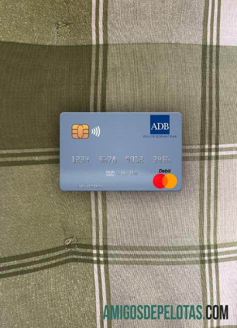 Palau ADB bank mastercard tampilan foto depan pratinjau