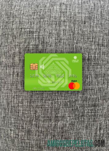 Palestina Al Quds bank mastercard tampilan foto depan pratinjau