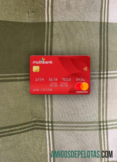Panama Multibank mastercard tampilan foto depan desain