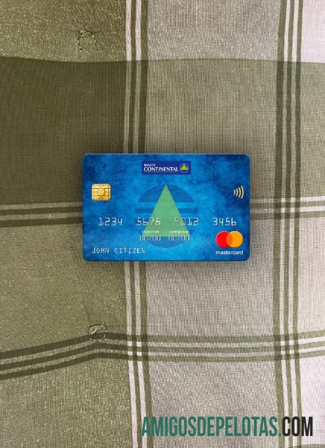 Paraguay Banco Continental S.A.E.C.A. bank mastercard tampilan foto depan makering