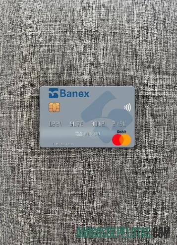 Peru Banco Banex mastercard tampilan foto depan makering