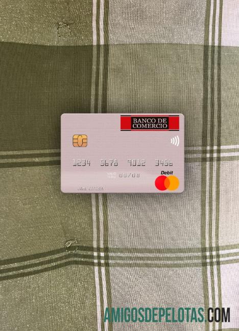Peru Banco de Comercio mastercard tampilan foto depan desain