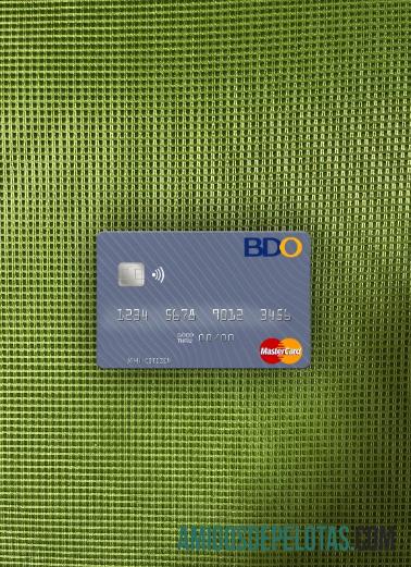 Filipina Banco de Oro mastercard tampilan foto depan desain