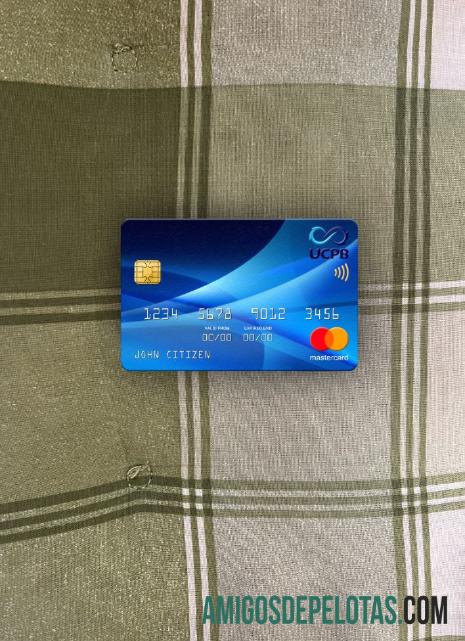 Filipina The United Coconut Planters bank (UCPB) mastercard tampilan foto depan pratinjau