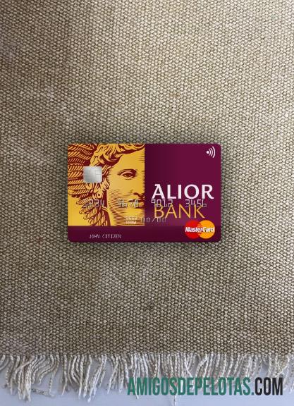 Polandia Alior bank mastercard tampilan foto depan makering
