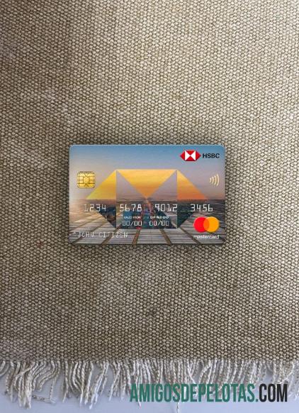 Polandia HSBC bank mastercard tampilan foto depan pratinjau