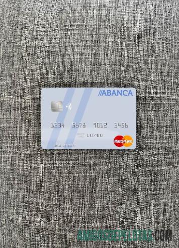 Portugal Abanca mastercard tampilan foto depan makering