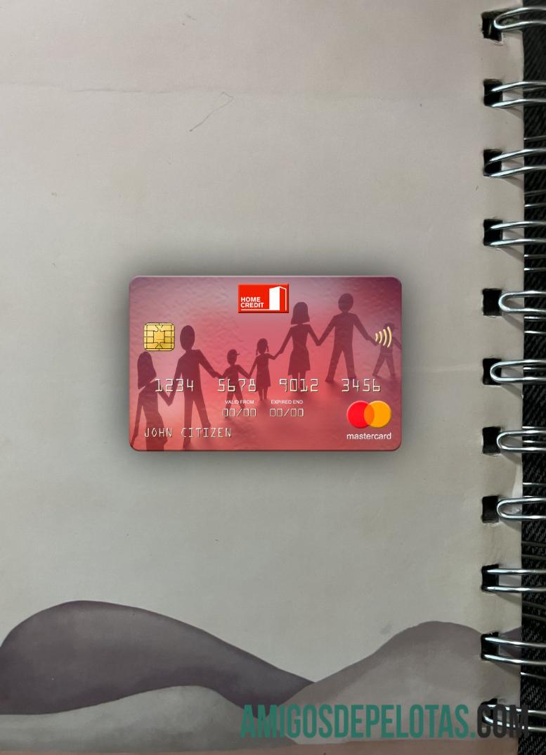Rusia Home Kredit bank mastercard tampilan foto depan pratinjau