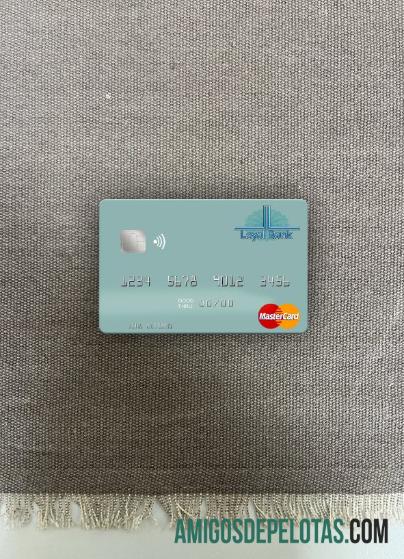 Saint Lucia Loyal bank Limited mastercard tampilan foto depan makering