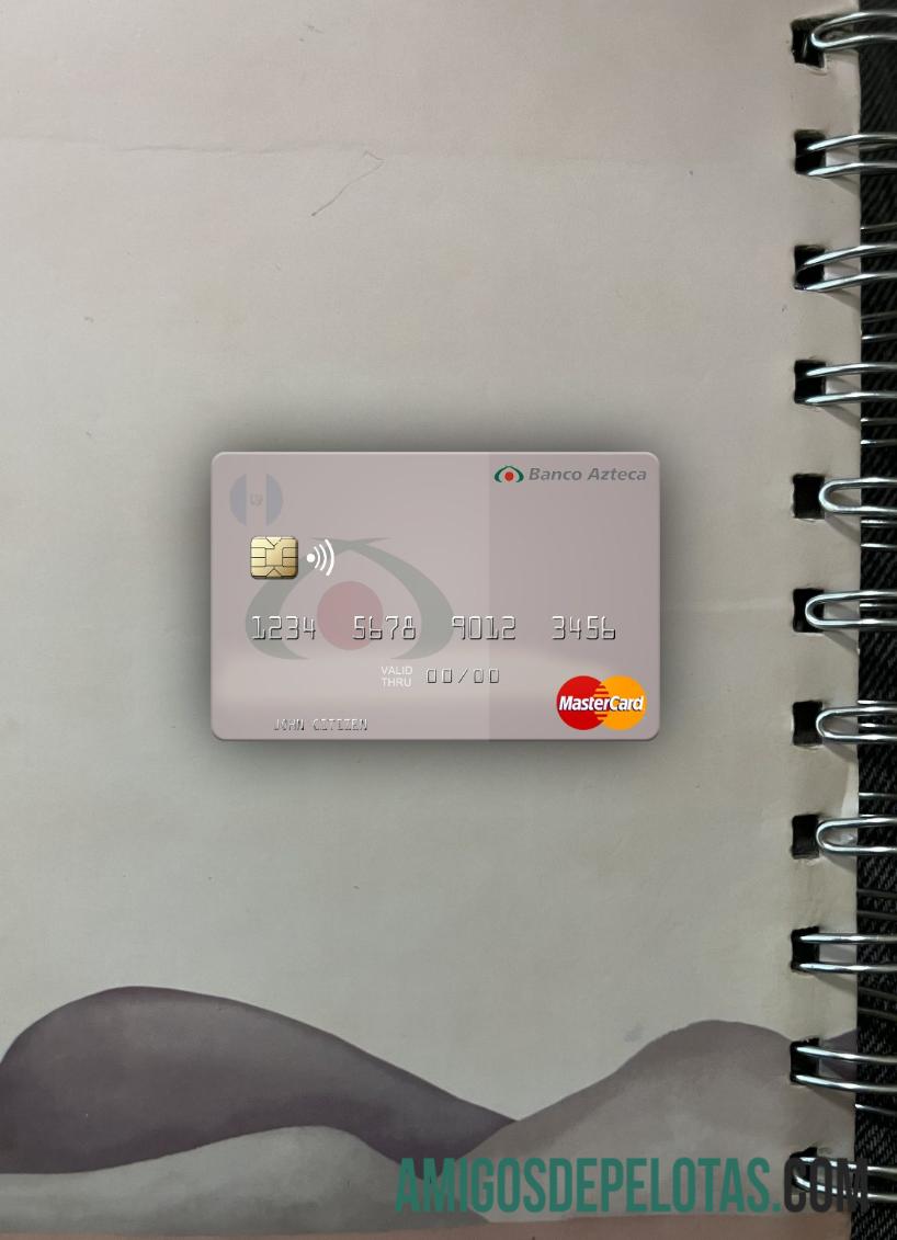 Salvador Banco Azteca mastercard tampilan foto depan sampel