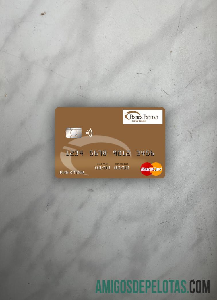 San Marino Banca Partner mastercard tampilan foto depan desain