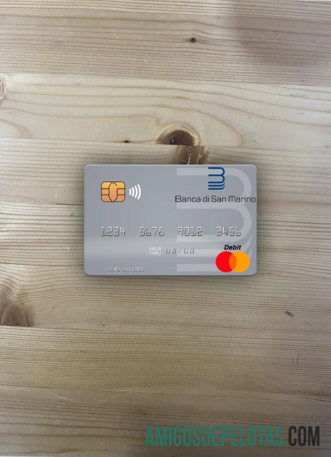 San Marino Banca di San Marino mastercard tampilan foto depan desain