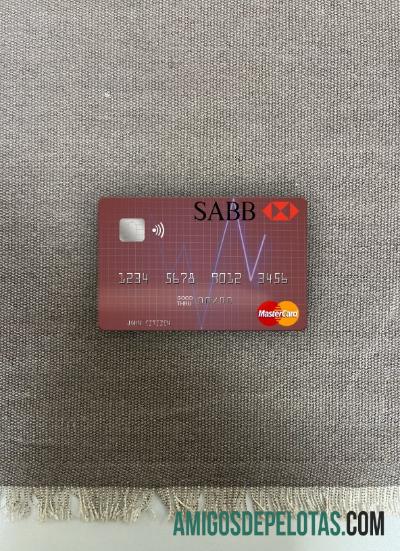 Arab Arab Saudi The Arab Saudi British bank mastercard tampilan foto depan makering