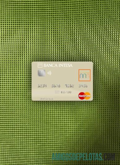 Serbia The Banca Intesa a.d. Beograd mastercard tampilan foto depan makering