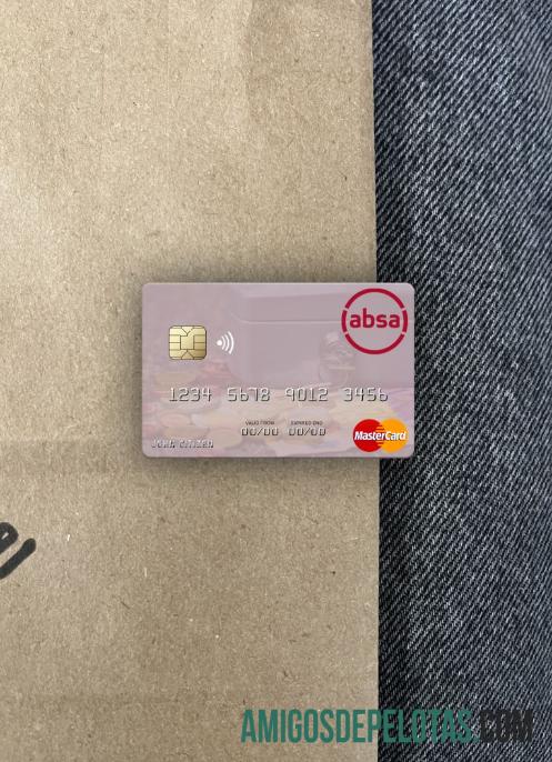 Seychelles Absa bank Seychelles mastercard tampilan foto depan desain