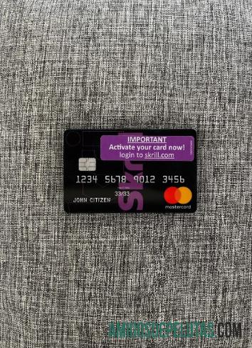 Skrill Mastercard 2 tampilan foto depan makering