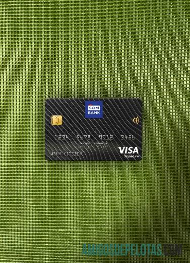 Somalia Sombank visa Tanda Tangan kartu tampilan foto depan templat