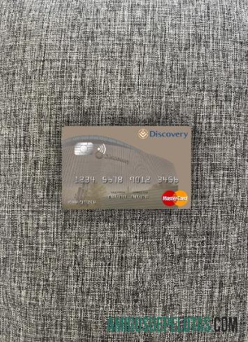 Afrika Selatan Discovery Limited mastercard tampilan foto depan desain