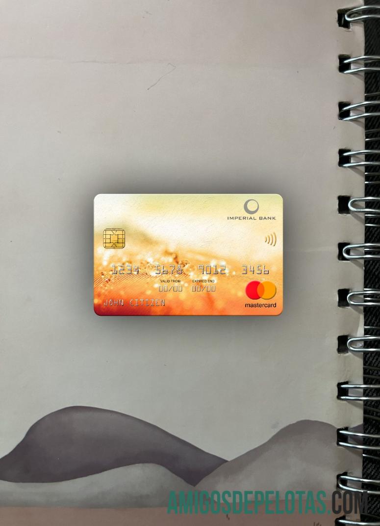 Afrika Selatan Imperial bank mastercard tampilan foto depan pratinjau