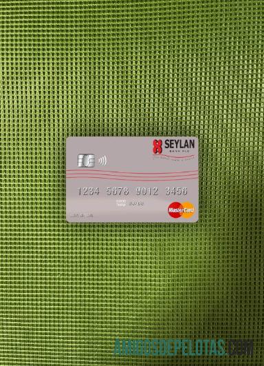 Sri Lanka Seylan bank Plc mastercard tampilan foto depan sampel