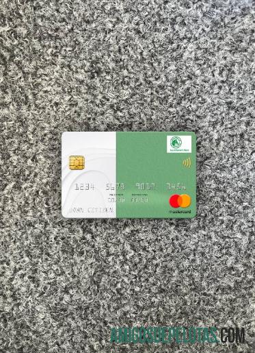 Sudan Arab Saudi Sudanese bank mastercard tampilan foto depan sampel