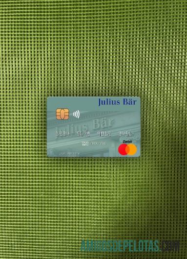 Swiss Julius Baer Group AG mastercard tampilan foto depan desain